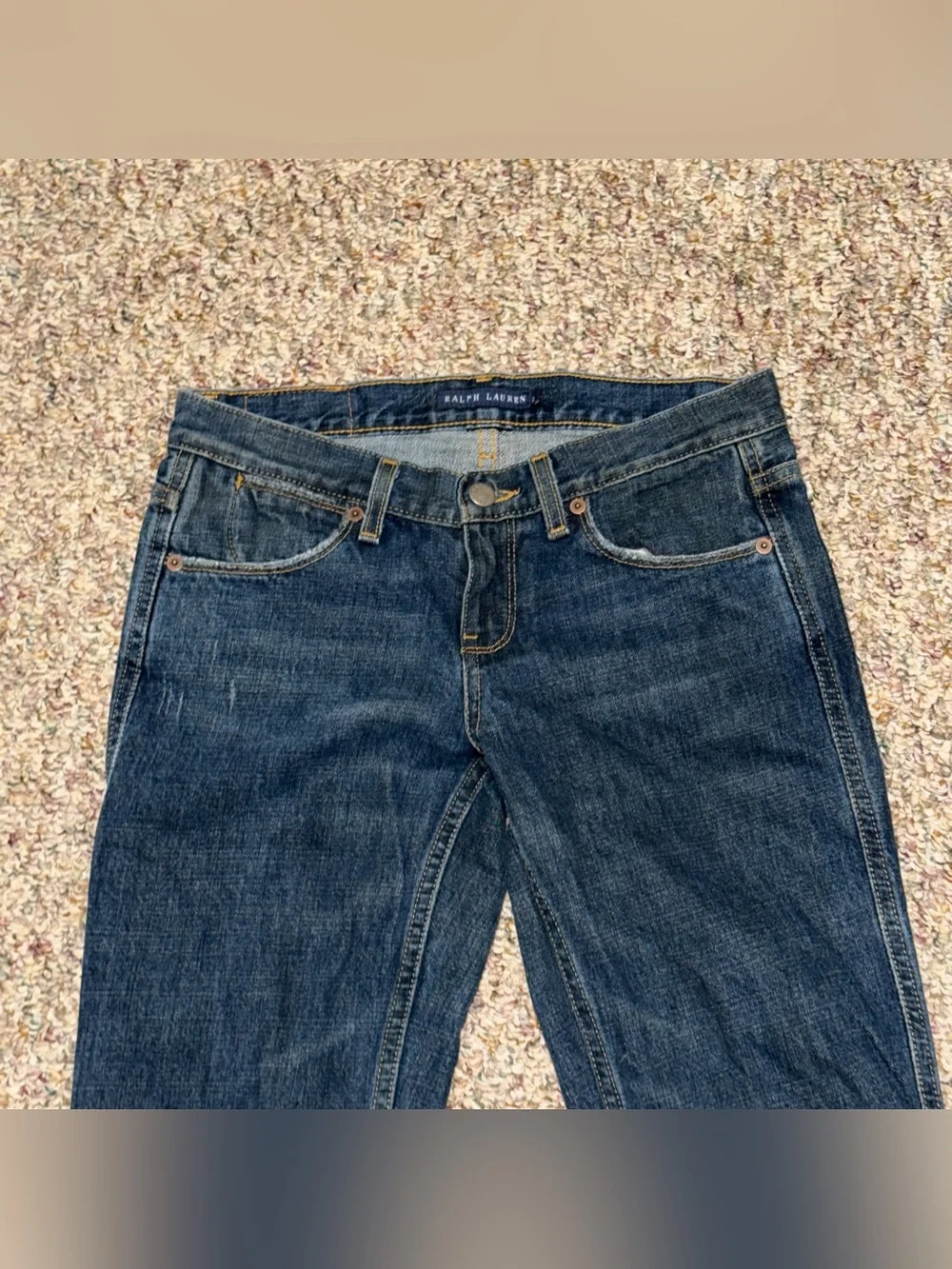 Ralph Lauren women's size 27 Dark Indigo Flare Jeans dungarees
